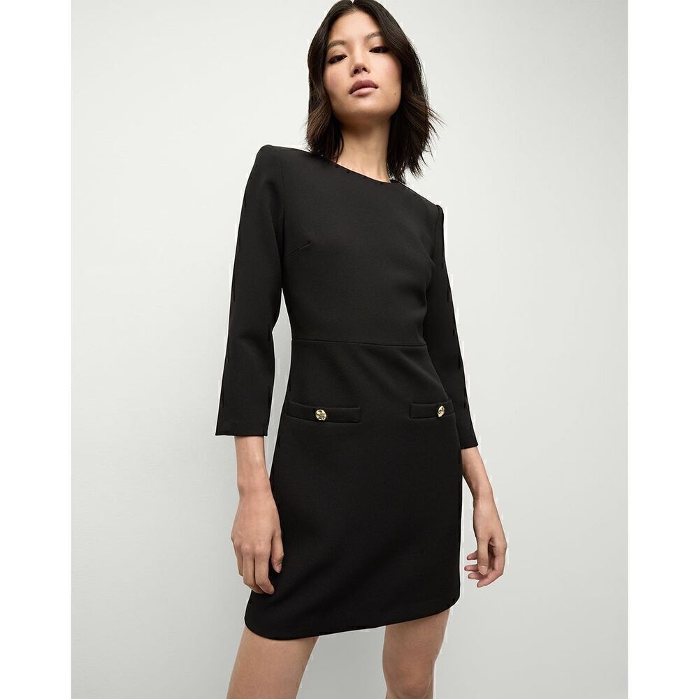 Veronica Beard Classic Black Mini Dress